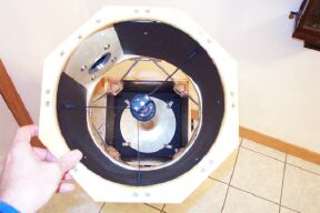Down the cage axis
